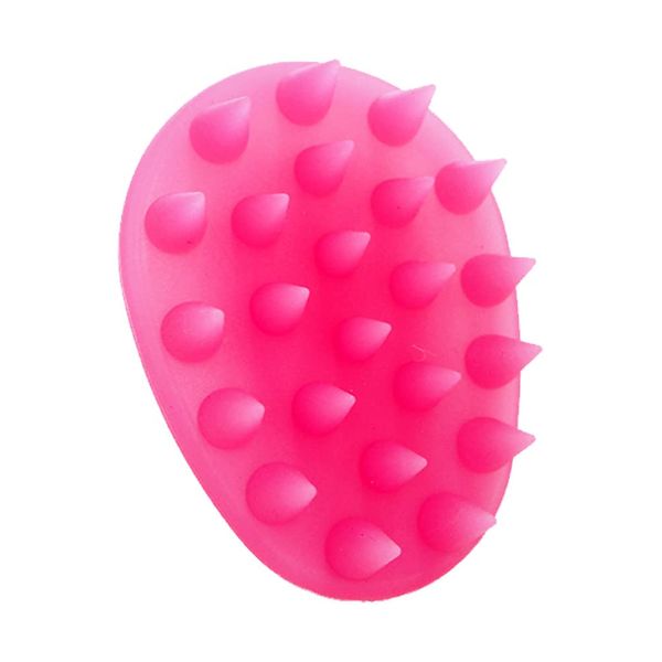 Convenient Storage! Silicone Shampoo Brush with Suction Cup