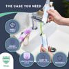 UnicomT 8 PCs Travel Toothbrush Case with Drainage Holes – Portable, Breathable Plastic Toothbrush Holders Travel– Ideal for Camping, Trips & Daily Use – Assorted Colors