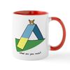 CafePress Timid Agility Corgi Mug 11 oz (325 ml) Ceramic Coffee Mug