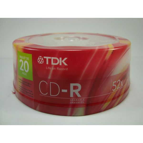 TDX CD-R Inscriptable 20 pack