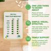 Medication Tracker & Pill Reminder | Visual Reminder Alarm | 7 Day AM PM Medicat