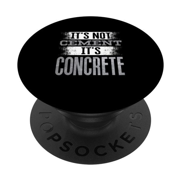 Concrete Finisher Concrete Mixer Construction Worker Funny PopSockets Swappable PopGrip