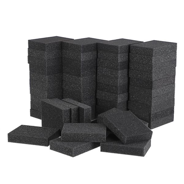 BSTKEY 50 Pcs Card Dividers for Storage Boxes, Black Sponge Separators
