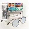 New Authentic CADDIS Eyeglasses Readers Venus 51mm Silver Frame Blocker Silver