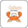 Personalised Crab Square Coaster (A GoPersonalised Design)