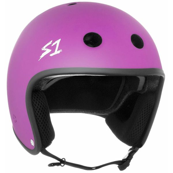 S-ONE Retro Lifer - Multi-Impact Helmet -Bright Purple Matte - Medium 21.5"