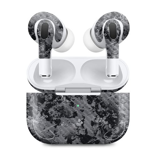 MightySkins Carbon Fiber (2 Pack) Skins Compatible with Apple AirPods Pro 2 - Viper Urban | Protective, Durable Textured Carbon Fiber Finish | Easy to Apply and Change Styles | Made in The USA