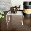 Plymor Clear Acrylic Rectangular Display Riser, 2" H x 3" W x 2" D (1/8" thick)