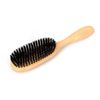 Luqx Special Pure Boar Bristle Hair Brush – Extra Light – 8 Rows Red Brown Pear Wood Massage the scalp ✓ Cleanses the hair | Auskämm Brush – Natural haar| Natural Hair Brush with Pure Natural Bristles Long Wooden Hair Brush for Short, Medium & Long Hair