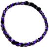 Sport Ropes Double Titanium Necklace (Purple/Black, 22")