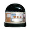 PrintedPerfection.com Personalized Tub Time, Two Children with Dad Snow Globe Gift