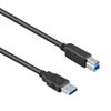 J-ZMQER 3ft USB 3.0 Type A to B Male Data Cable Compatible with Printer Scanner Docking Station Hub