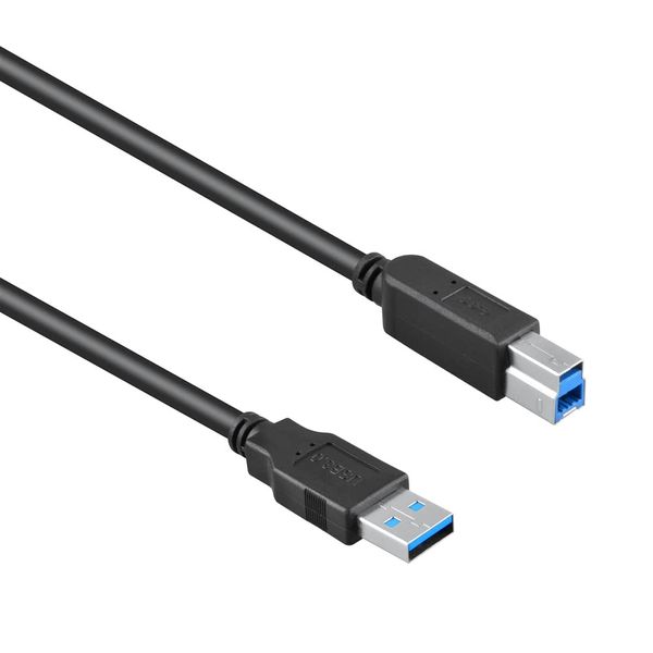J-ZMQER 3ft USB 3.0 Type A to B Male Data Cable Compatible with Printer Scanner Docking Station Hub