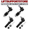 4PCS Front Stabilizer Bar Link Outer Tie Rod End Set For Quest Mercury Villager