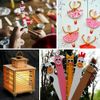 Mibly 4 Style Assorted Wooden Wax Sticks - for Body Legs Face and Small Medium Large Sizes Eyebrow Waxing Applicator Spatulas for Hair Removal or Wood Craft Sticks