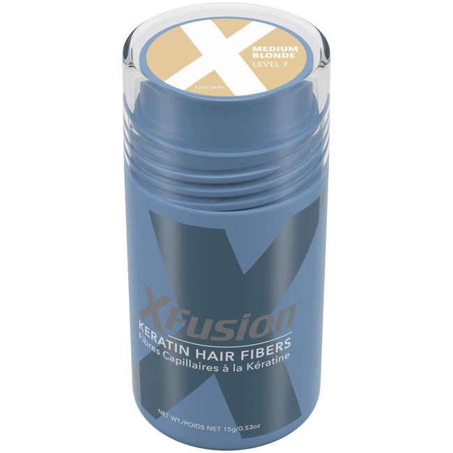 XFusion Keratin Hair Fibers - Medium Blonde (15g).