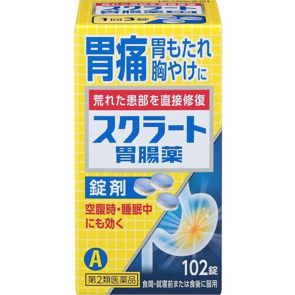 【第2類医薬品】スクラート胃腸薬(錠剤) 102錠 ×3