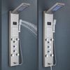 Ello&allo Shower Panel Tower System LED Rain&Waterfall Massage Jet Sprayer Tap