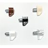 5mm Plastic Shelf Support with Steel Pin, Clear - 25 Pack