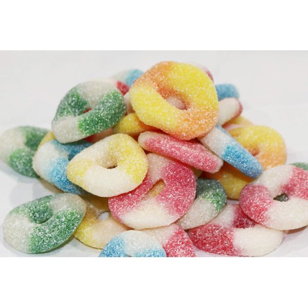 Smarty Stop Mini Sour Gummy Rings Candy ~ GummiRoos Rings (Assorted)