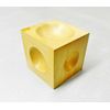 JTS Wood Dapping Block 2-1/4" Wooden Doming Cube Shape Forming Tool