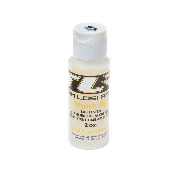 Team Losi Racing SILICONE SHOCK OIL 42.5WT 563CST 2OZ TLR74011 Electric Car/Truck Option Parts