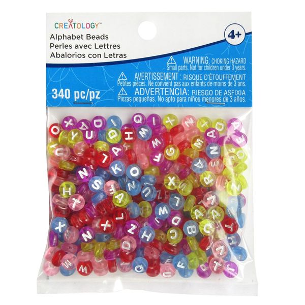 Bright Alphabet Round Beads by Creatology™