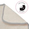 S&T INC. Exfoliating Washcloths, Dual Sided for Face and Body Scrub Towel, 9.9 Inch x 9.9 Inch, Grey, 3 Pack