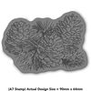 'Pinecones' Rubber Stamp - Unmounted Design for Crafting & Scrapbooking, A7 (RS00038522)