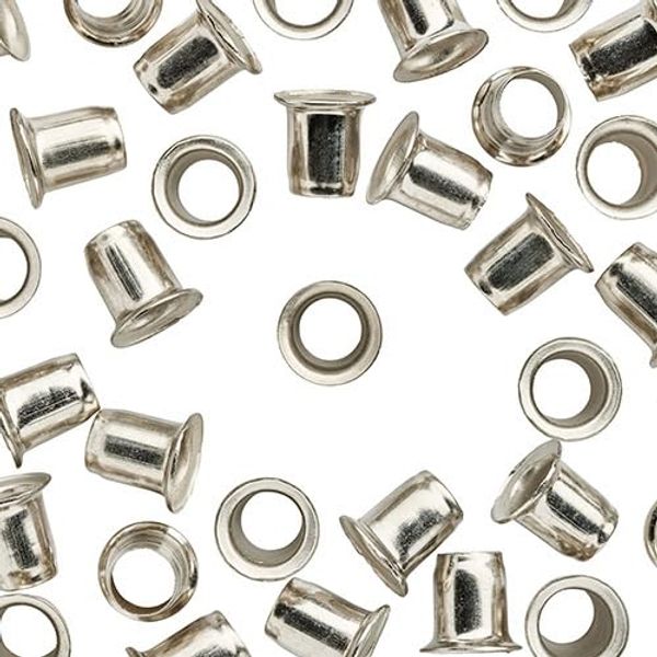 WidgetCo 7mm Nickel Shelf Pin Sleeves (Qty 100)