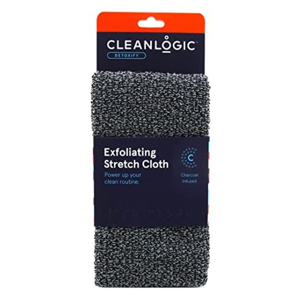 Clean Logic Detox Charcoal Stretch Wash Cloth (Pack of 2)2