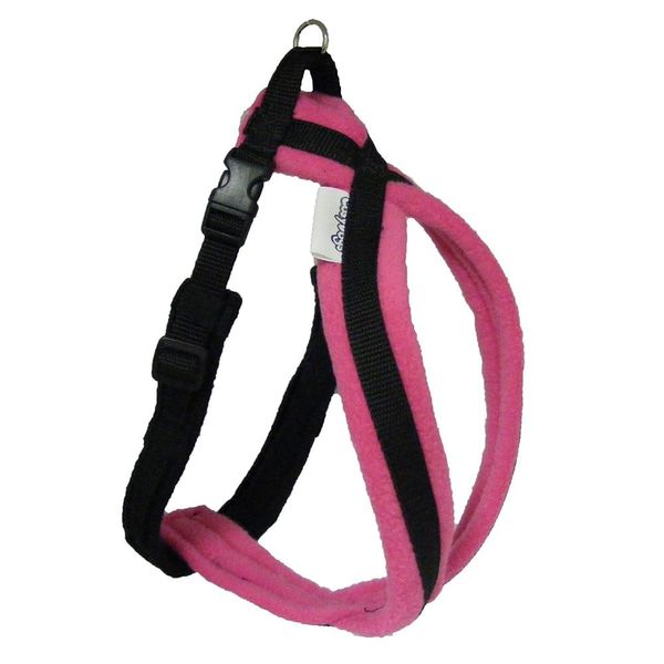 CosyDogs Fleece Dog Harness in Pink: Size 0