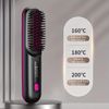 USB Rechargeable Portable Straightener Brush with Temperature Control