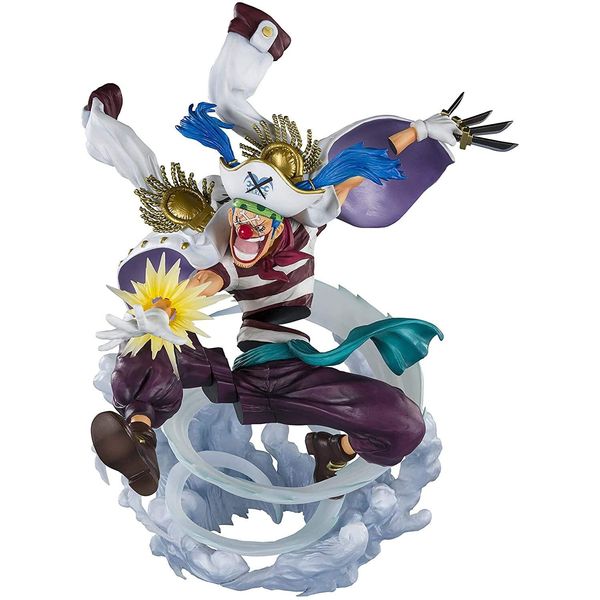 Figuarts Zero One Piece Extra BATTLE Buggy - Summit Decisive Battle, Approx. 7.5 inches (190 mm), PVC & ABS, Painted Finished Figure