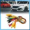 Pack(10) Car Double-ended Alligator Clip Cable Electrical Jumper Testing Wire