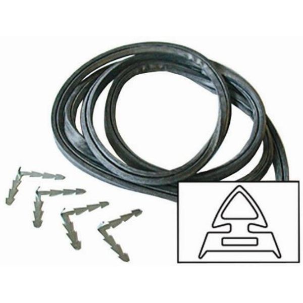 First4spares Universal 4-Sided Cooker Oven Rubber Door Seal,Black
