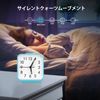 Alarm Clock, Analog Loud Bell Sound, Alarm Backlight, Continuous Second Hand, Snooze Function, Distance Type, Blue