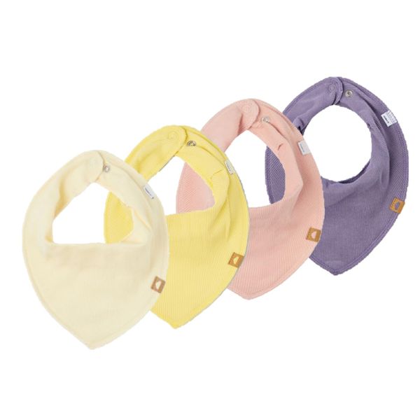 NAME IT Baby 4er Pack DREIECKSTUCH HALSTUCH Sabberlätzchen 4 Stück (Set 4Orm)