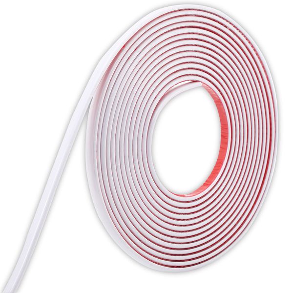 10m Peel and Stick Molding Trim, Flexible Mirror Wall Ceiling Floor Cabinet Tile Edge Moulding