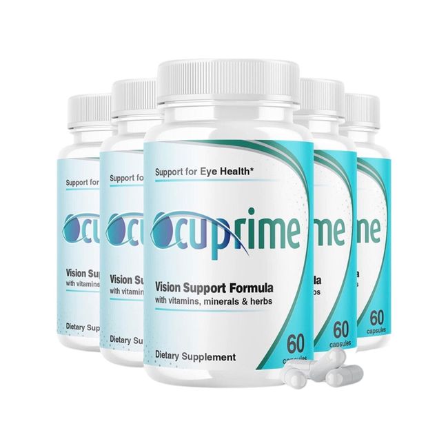 5-Pack Ocuprime for Eyes Supplement Advanced Vision Support (300 Capsules)