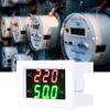 Voltage Frequency Meter, Generator Dual Display LED Digital AC Voltmeter Frequency Meter Testing Tool (White)