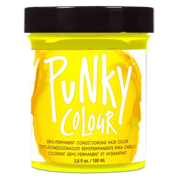 Punky Colour Bright Yellow 3.5 Ounce Jar #1450 (103ml) (2 Pack)