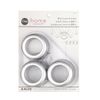 Dritz Curtain Grommets 8 Pack Brushed Silver 1 - 9/16''