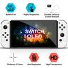 daydayup [4 Pack Tempered Glass Screen Protector Compatible with Nintendo Switch OLED Model 2021 - with [Alignment Frame] Transparent HD Clear Screen Protector for Nintendo Switch OLED