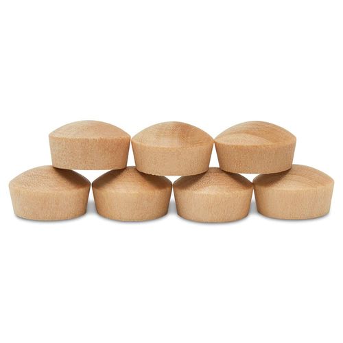 Wood Screw Covers 1/2 inch Maple Round-Head Screw Hole Plugs - Pack of 100 by Woodpeckers