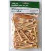 Silverline 2 1/8 Holztees, 100 STK. Natur