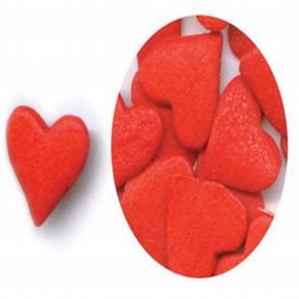 Jumbo Red Heart Sprinkles
