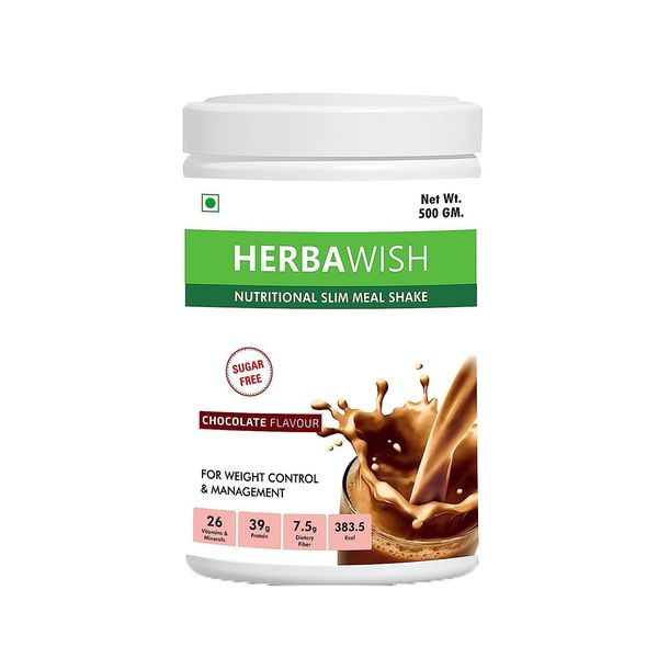 HERBAWISH Nutritional Slim Meal Shake Formula 1 for Weight Control & Management