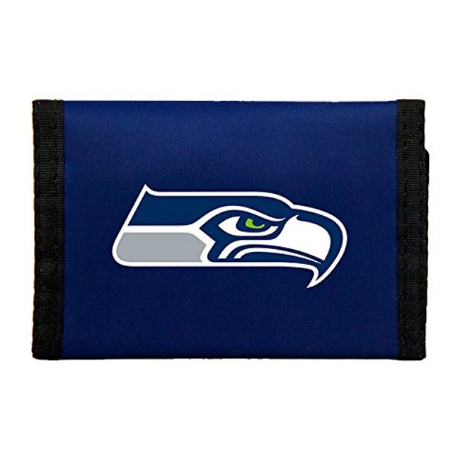 NFL Rico Industries Nylon Trifold Wallet, Seattle Seahawks