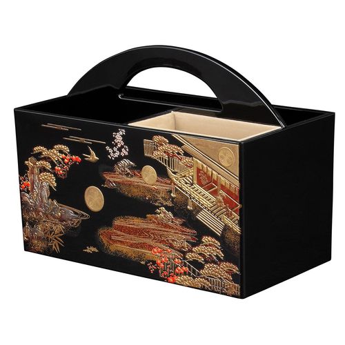 Maeju Lacquerware Hatsune Remote Control Box (B) 6V-342